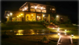 Hacienda Los Molinas hotel at night, Chiriqui, Panama – Best Places In The World To Retire – International Living